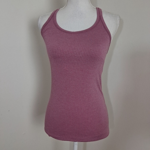 lululemon Ebb To Street Tank In Fague Ribbed Size 6 - Picture 2 of 11